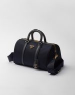Prada Re-Edition 1978 Medium Re-Nylon and Saffiano Leather Top-Handle Bag - Image 2